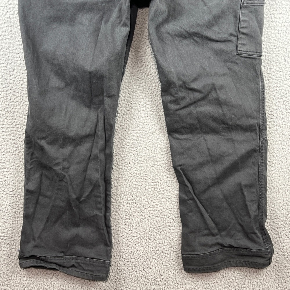 Ariat Rebar M4 Relaxed Boot Cut Twill Grey Work Pants Mens36x30 (meas. 38x30) - Picture 6 of 13